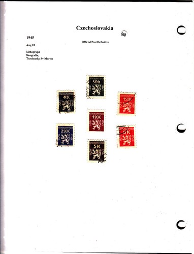 Czechoslovakia - ,
