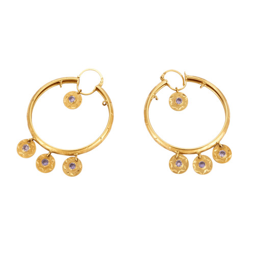 Boucles oreilles créoles - boucles, en