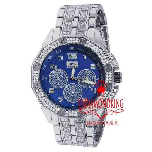 Mens blue dial face - dial,