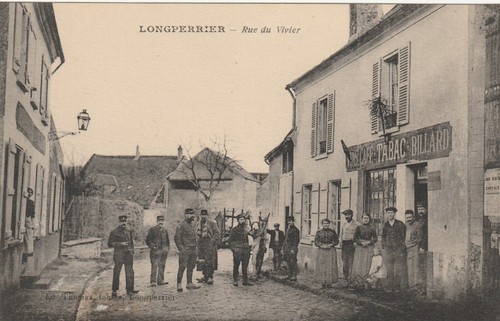 Cpa longperrier rue - longperrier,