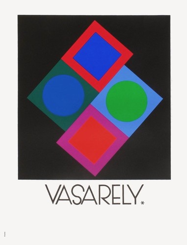 Victor vasarely affiche expo - victor,