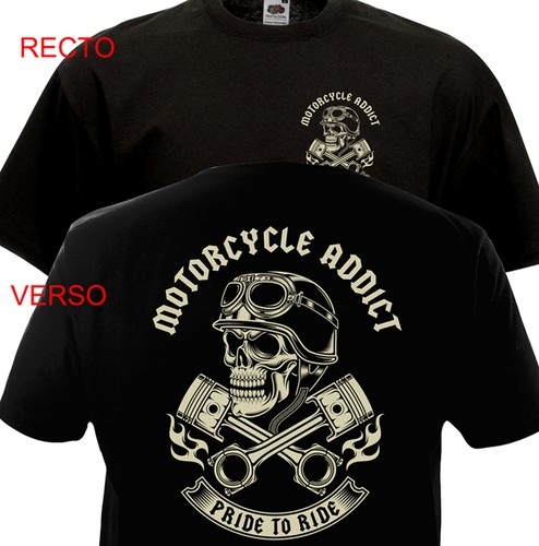 Shirt motorcycle addict - addict,