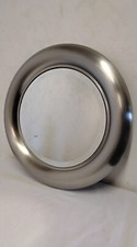 Vintage Reggiani Chrome Metal Round Mirror