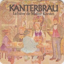 Sous bock de bière - Kanterbrau - Gold, bière spéciale - 9.5 X 9.5 cm