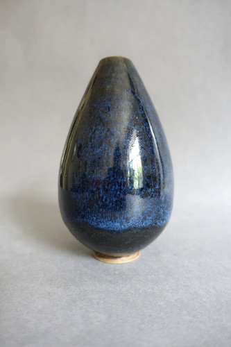 Vase forme conique grès - vase, de
