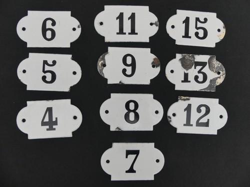 Lot anciennes plaques - 10,