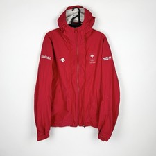 Descente Swiss Team Rain Jacket Active Wear Winter Olympics 2014 Mens Size 52