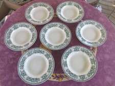 7 Assiettes Creuse Faience
