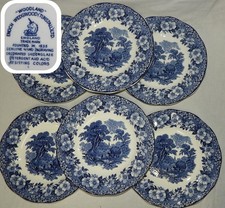 "WOODLAND" Enoch Wedgwood : x6