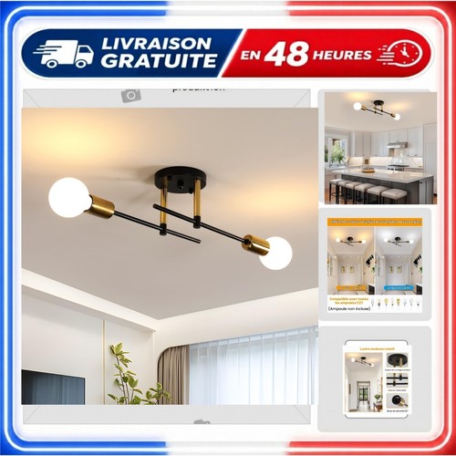 Plafonnier lustre industriel