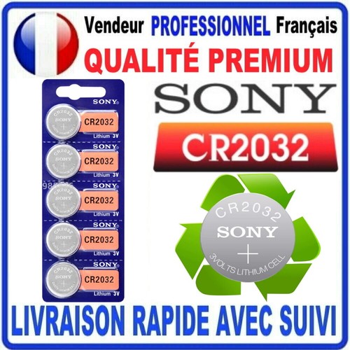 Pile cr2032 lithium sony - 3v,