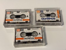3 X Olympus Microcassette micro cassette Dictaphone Voice Recorder Enregisteur