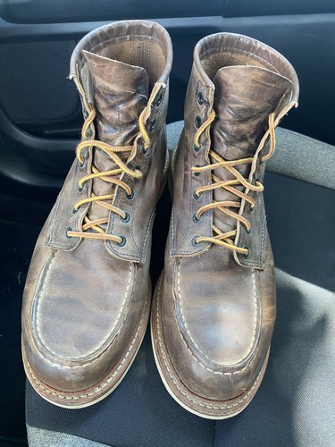 Red wing moc - red, toe