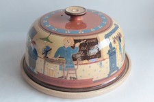 Cheese Bell Art Pottery Swiss Folklore Folk Art (74742)