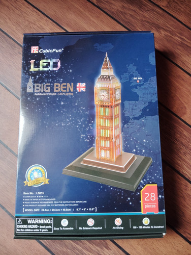 Puzzle big ben - 3d,