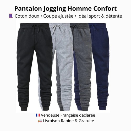 Pantalon jogging homme bas - jogging,