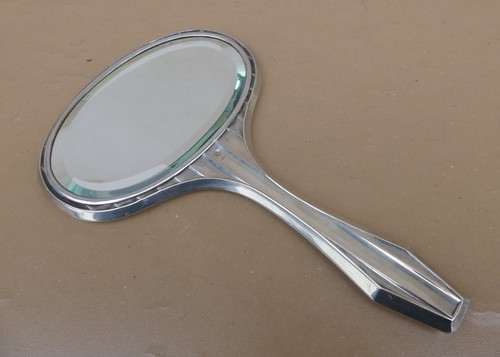Ancien miroir face main art - face, à
