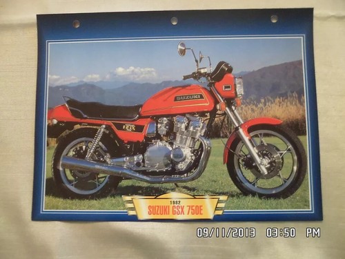 Carte fiche moto suzuki gsx - carte,