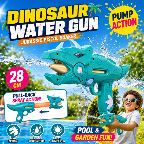 Pistolet eau dinosaure - À,