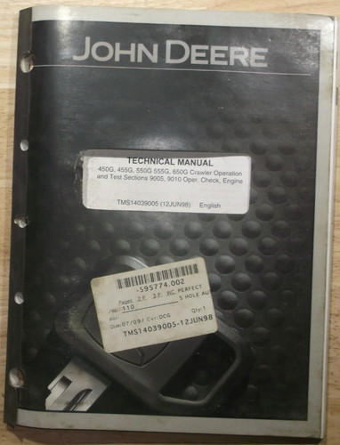 John deere manuel - manuel, d’essai