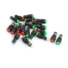 20pcs Coque Signal lampe Vert Rouge Signal Mini voyant lumineux AC 220V