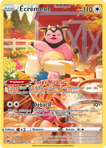 Carte pokémon écrémeuh - carte,