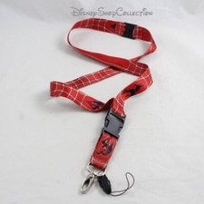 Marvel Spiderman Avengers Red Pin Strap Super Hero Badge Holder (CEMO)