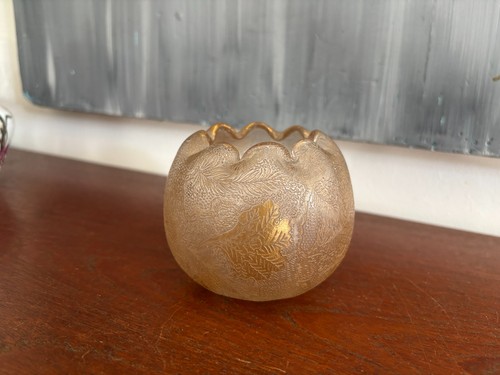 Vase boule verre dégagé - en, a