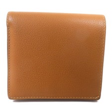 Delvaux Mini Livre Wallet Calfskin Leather Brown