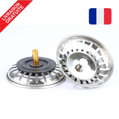 Bouchon évier cuisine inox - bouchon,