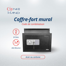 Coffre-fort Electronique Mural de Sécurité à Clé avec B-class Serrure
