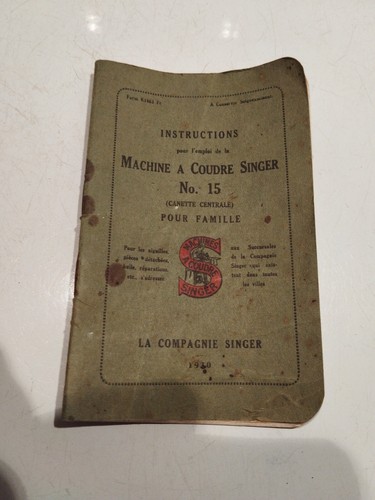 Livret instructions machines - instructions,