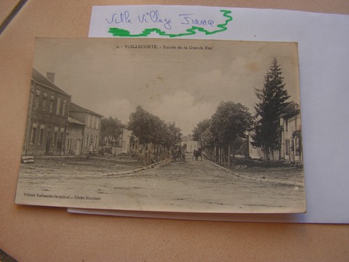 Carte postale vers - ,