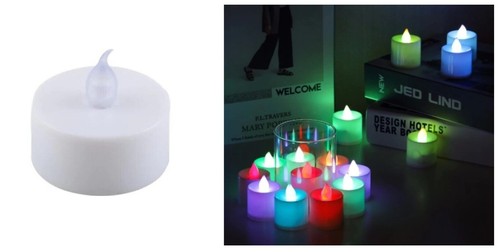 Bougie led batterie rgb - batterie,