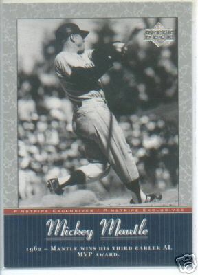 2001 upper deck mickey - upper, mantle