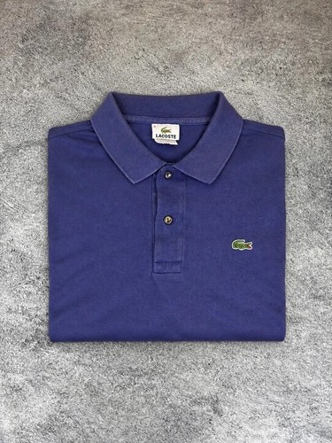 Polo lacoste bleu - polo,