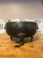 Ancien brûle parfum bronze