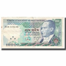 [#614160] Billet, Turquie, 10,000 Lira, 1970, 1970-10-14, KM:200, TTB