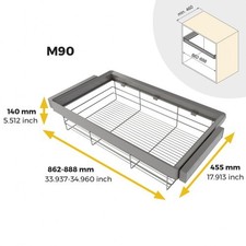 Kit panier en fils d'acier +