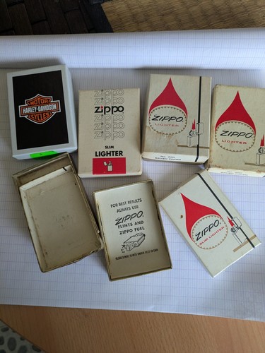 Zippo lot boites - zippo,