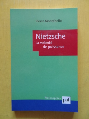 Pierre montebello nietzsche - montebello, la