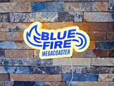 Enseigne Lumineuse BLUE FIRE -