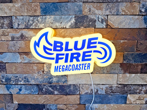 Enseigne lumineuse blue fire - lumineuse,