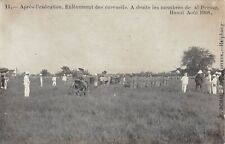 CPA ASIA HANOI AUGUST 1908 AFTER EXECUTION RIGHT COFFIN REMOVAL LES