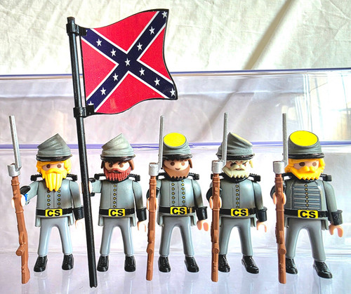 Playmobil soldats sudistes - 5,