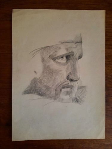 Dessin ancien portrait - dessin,