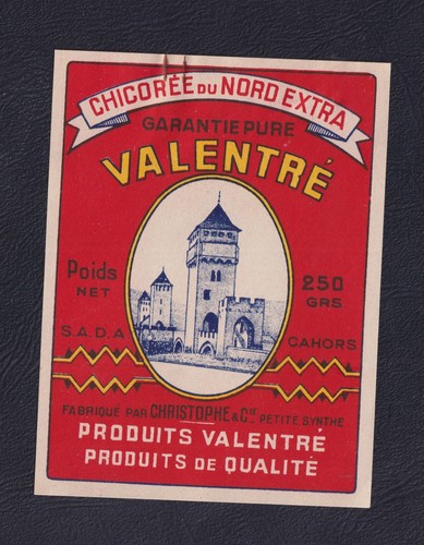 Ancienne étiquette chicorée - étiquette,