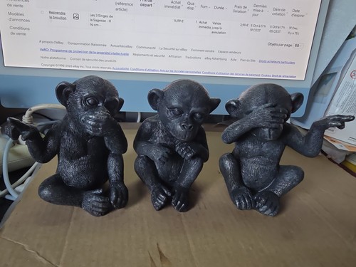 Les singes sagesse - singes,