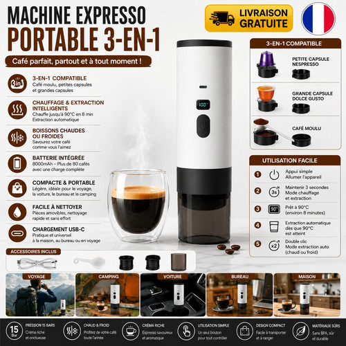 Machine expresso portable - machine,