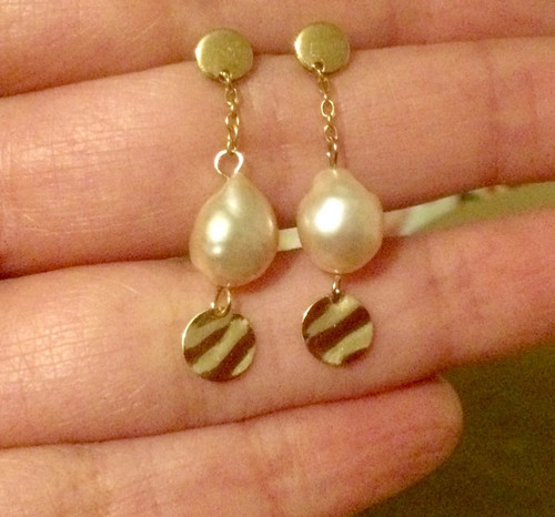 Boucles oreilles 18 - d’oreilles, or